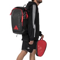 Mochila Adidas Ale Galan Multigame 3.5 Negro Rojo