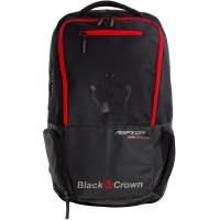 Mochila Black Crown Raptor Negro Rojo