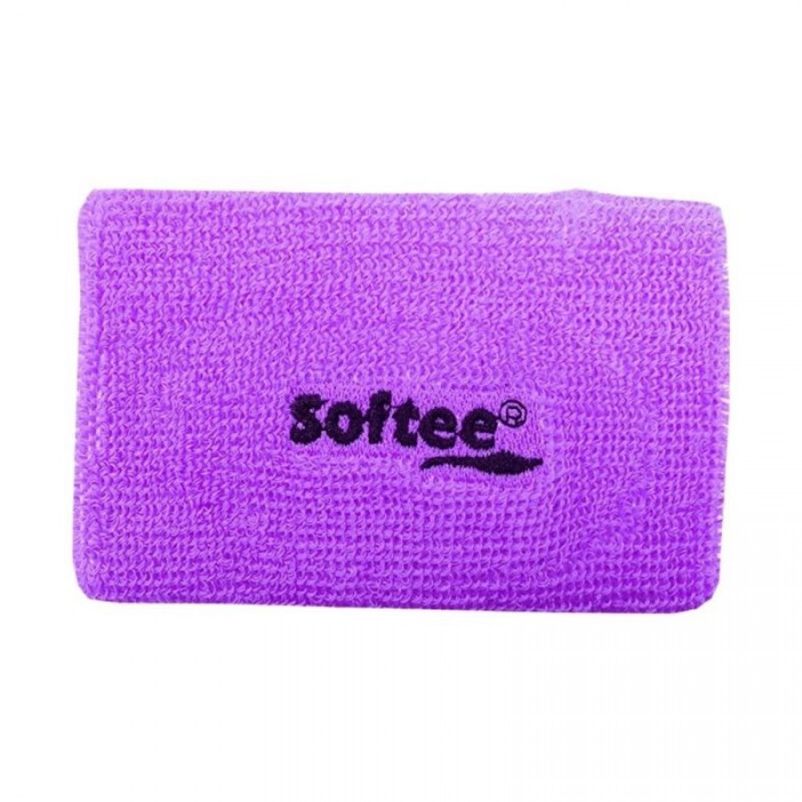 Muñequera Softee Ancha Violeta