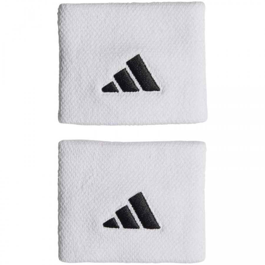 Muñequeras Adidas Blanco Negro 2 Unidades