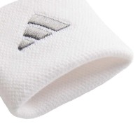 Pulseiras Adidas White Silver 2 Unidades