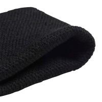 Muñequeras Adidas Negro Blanco 2 Unidades