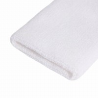 Muñequeras Adidas Originals Largas Blanco Verde 2 Unidades