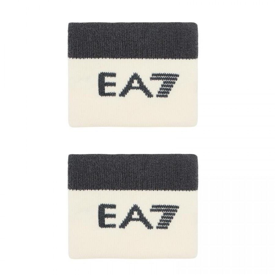 Armani EA7 Tennis Pro Creme Pulseiras 2 Unidades