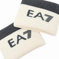 Armani EA7 Tennis Pro Creme Pulseiras 2 Unidades