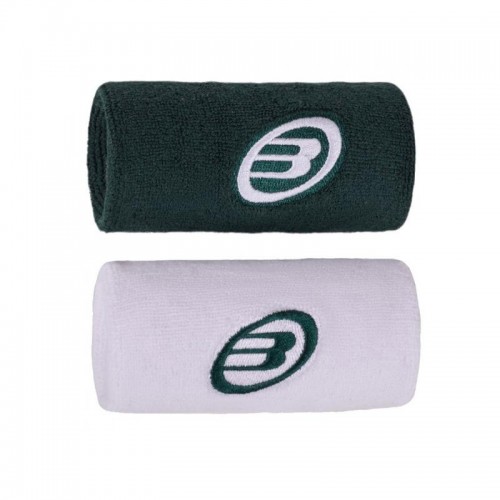 Muñequeras Bullpadel BPMU243 I Jungla Blanco 2 Unidades