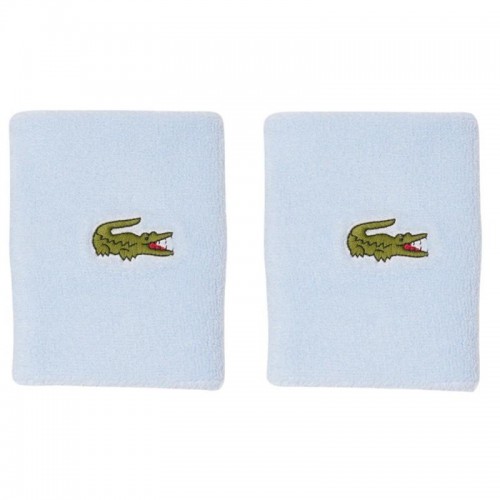 Muñequeras Lacoste Azul Claro 2 Unidades