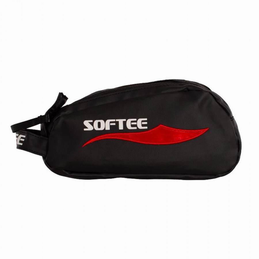 Trousse de toilette rouge Softee Air Noire