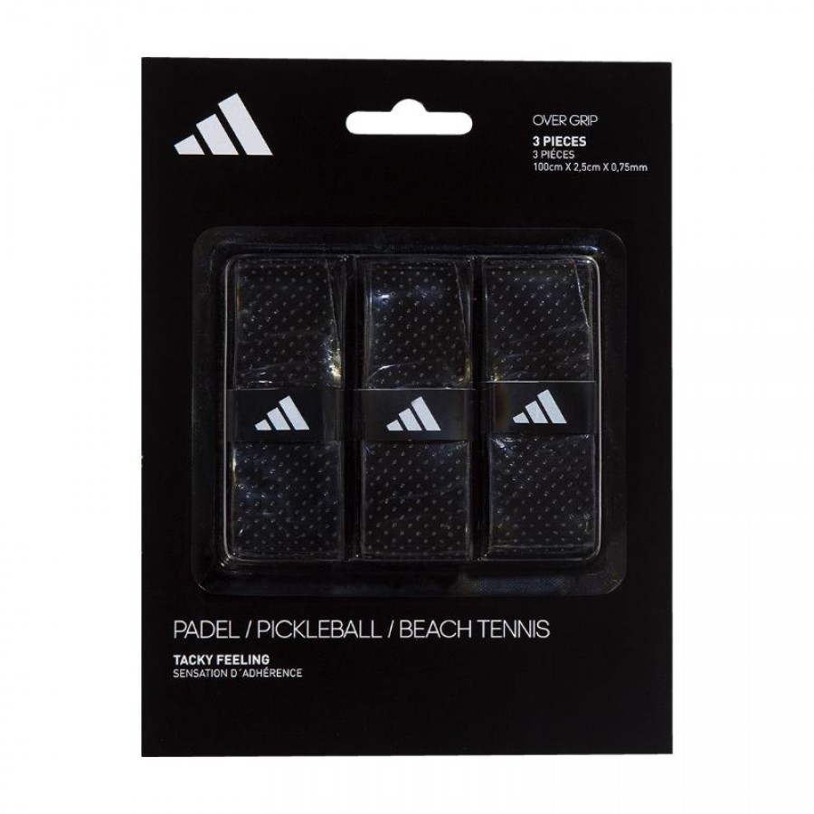 Overgrips Adidas Tacky Feeling Negro 3 Unidades