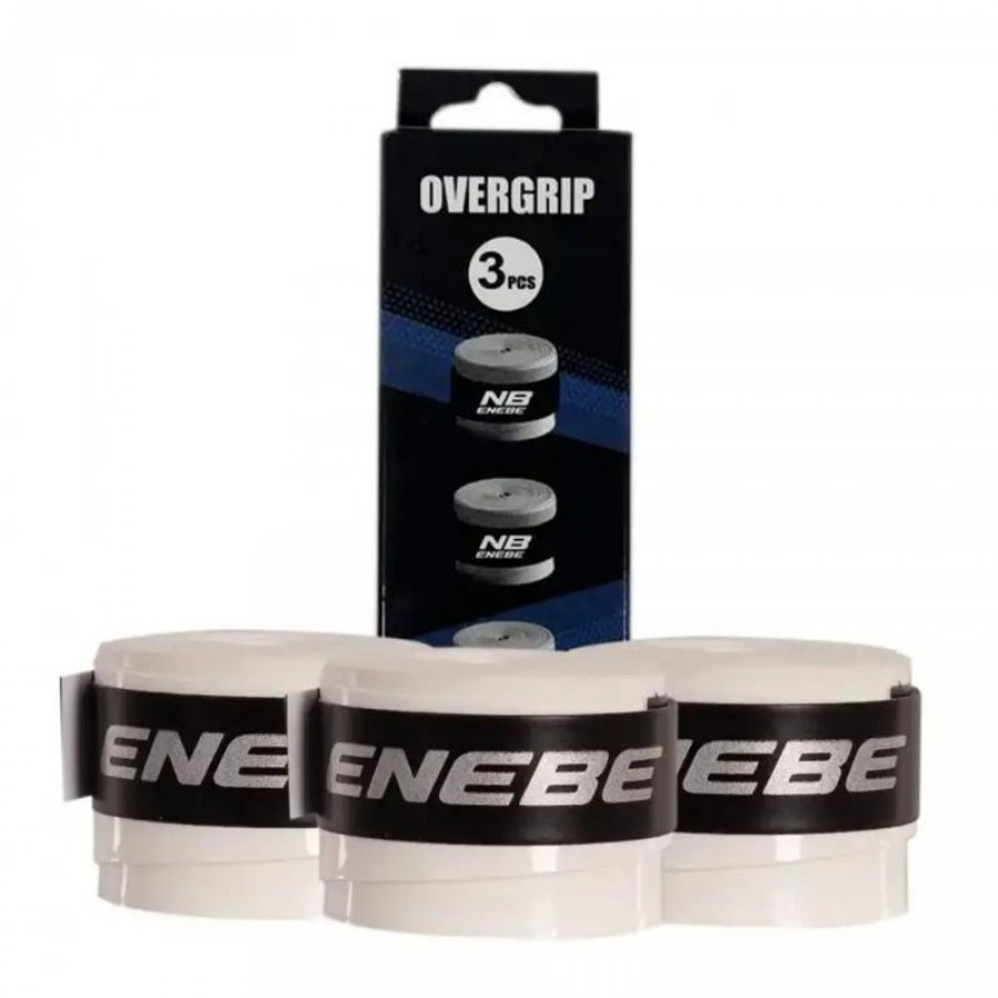 Overgrips Enebe Liso Blanco 3 Unidades