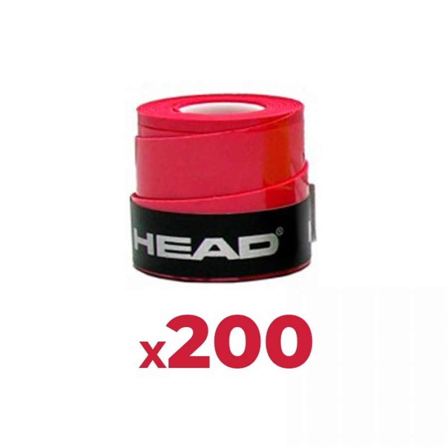 Overgrips Head Xtreme Soft Rojo 200 Unidades - Barata Oferta Outlet