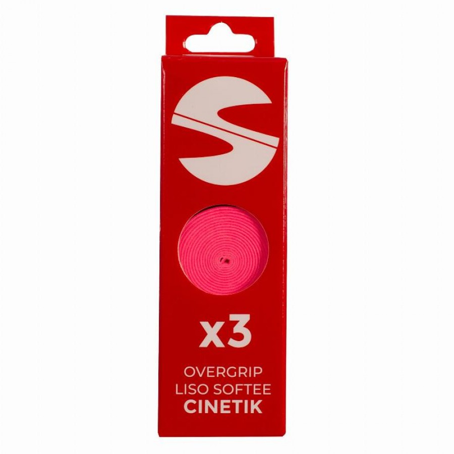 Softee Cinetik Smooth Overgrips Pink 3 Units