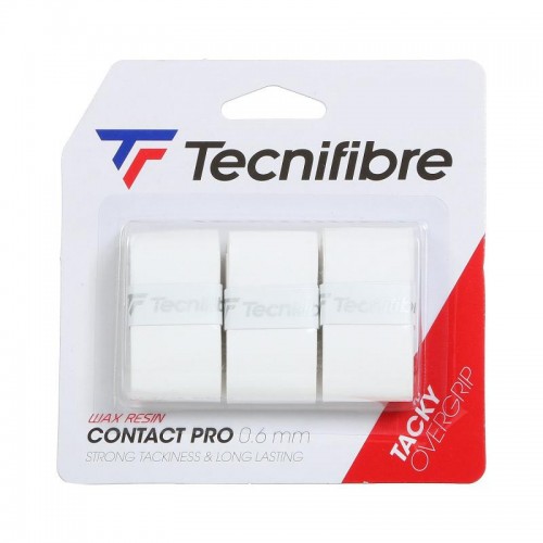 Overgrips Tecnifibre Contact Pro Blanco 3 Unidades