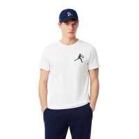 Pack Lacoste Novak Djokovic T-shirt blanc et casquette marine
