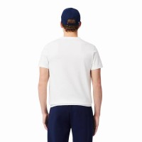 Pack Lacoste Novak Djokovic T-shirt blanc et casquette marine