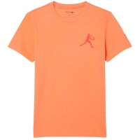 Pack Lacoste Novak Djokovic T-shirt orange et casquette blanche