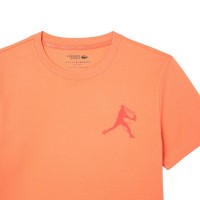 Pack Lacoste Novak Djokovic T-shirt orange et casquette blanche