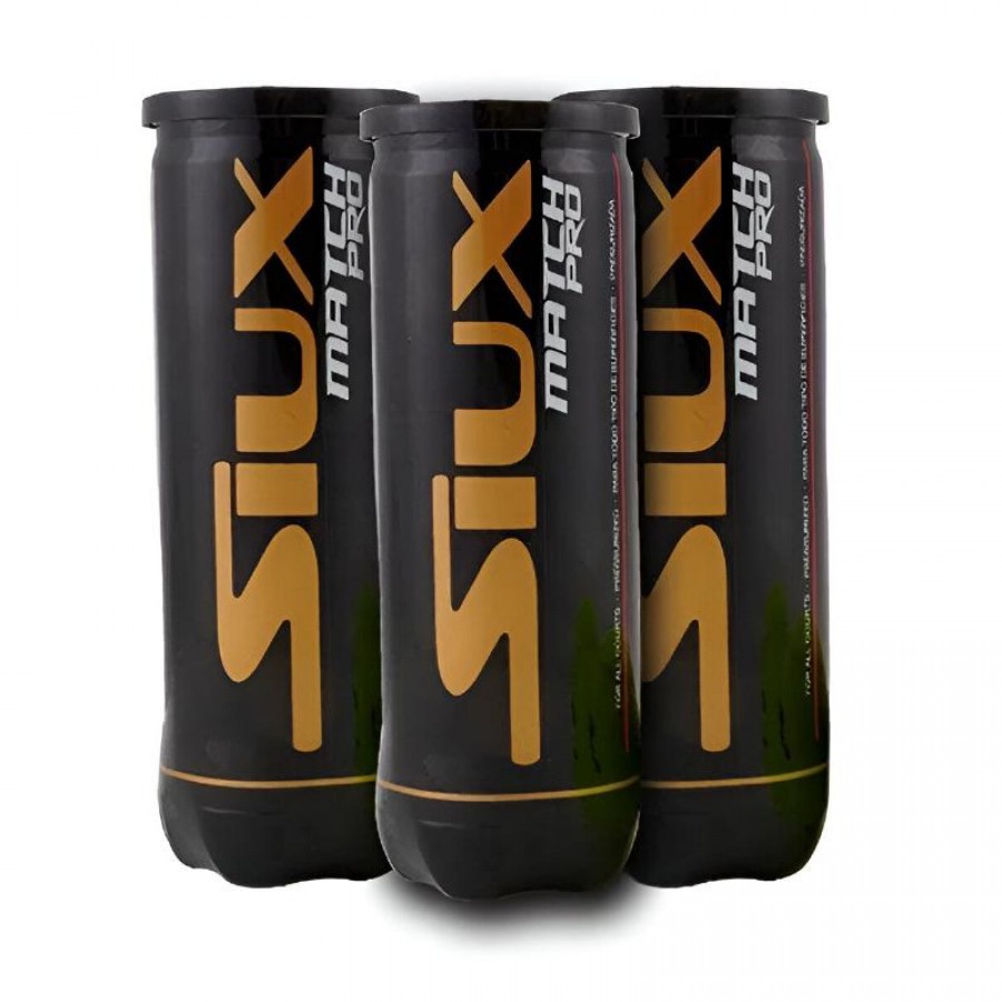 Pack of 3 Siux Match Pro Ball Canisters