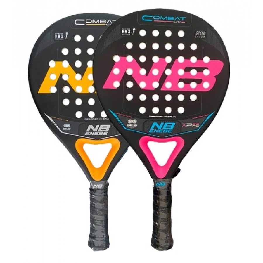 Pack Pala Enebe Combat Naranja y Rosa