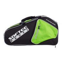 Paletero Softee Padel Square Verde Fluor