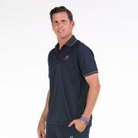 Polo Bullpadel Hindu Navy Blue PADELPOINT Polo Bullpadel Hindu Navy Blue