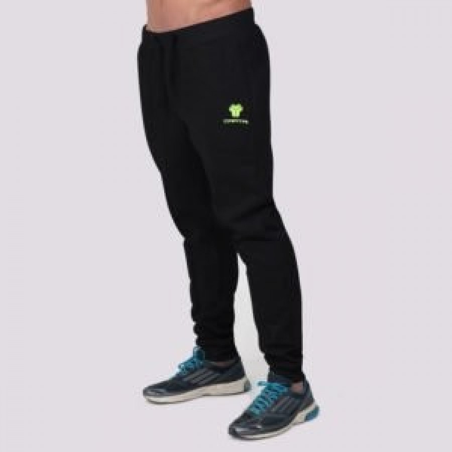 Pantalon Cartri Mercury Black Green Junior PADELPOINT Pantalon Cartri Mercury Black Green Junior