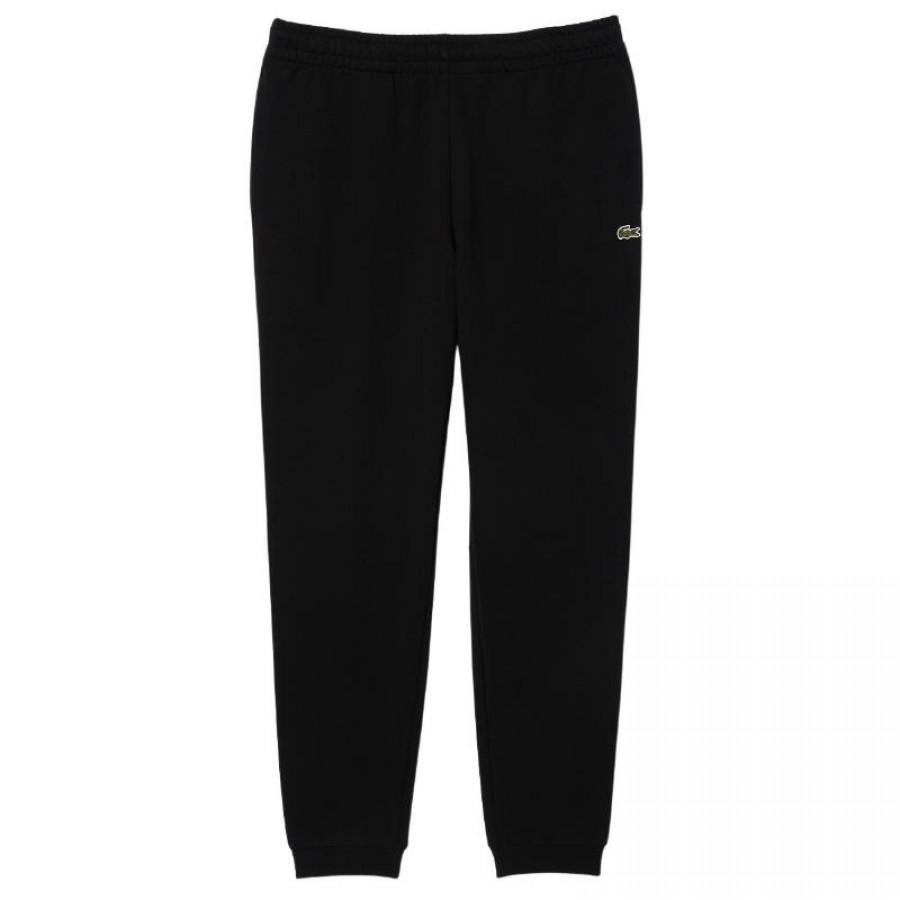 Pantalon Lacoste en coton noir