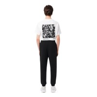 Pantalon Lacoste en coton noir