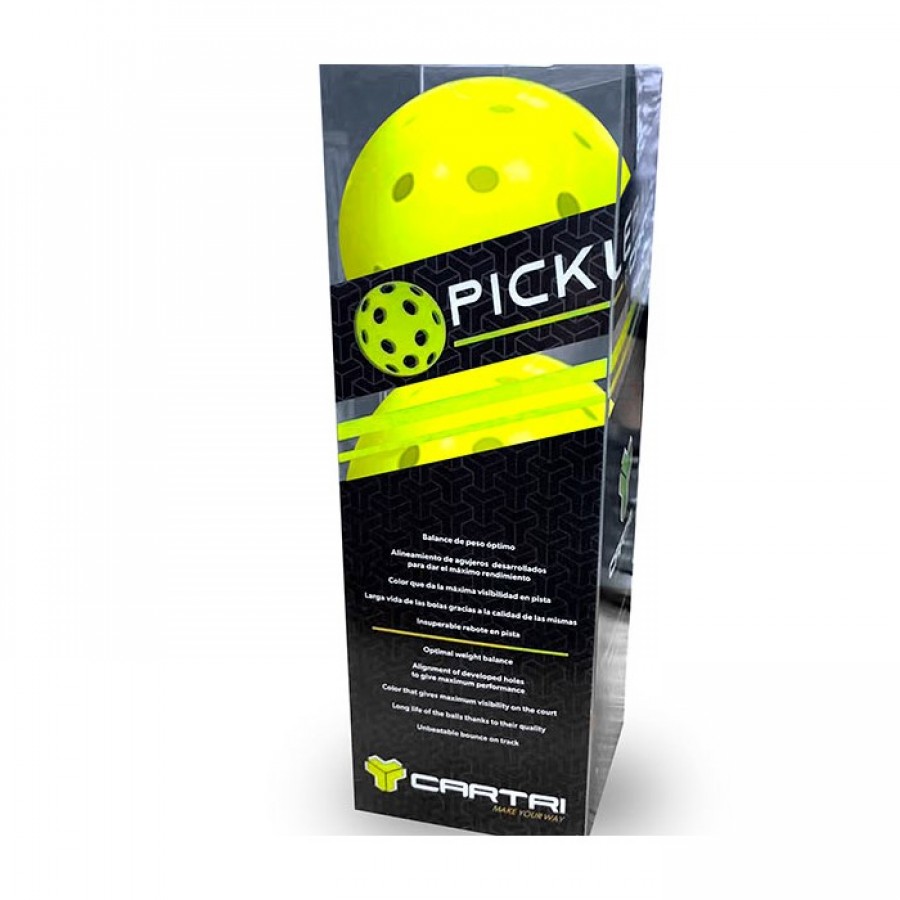 Pickleball Cartri Ball 3 Units PADELPOINT Pickleball Cartri Ball 3 Units