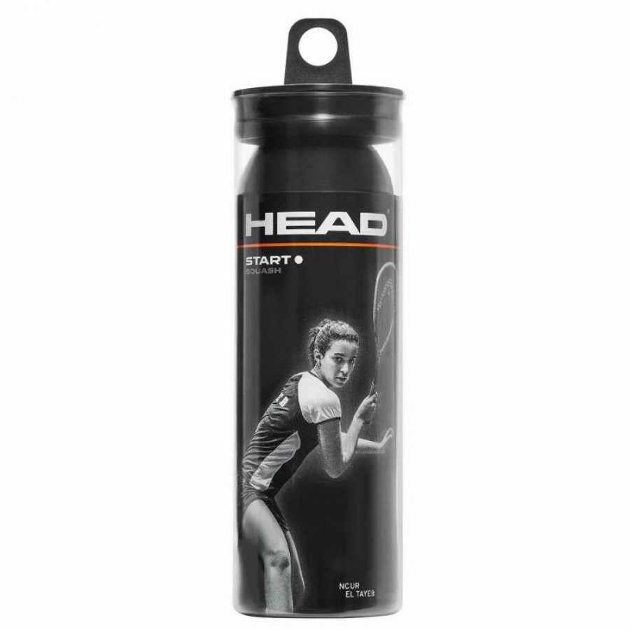 Head Start Squash Ball White Point 3 Units