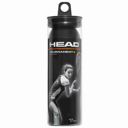 Squash Head Tournament Yellow Point Ball 3 Units