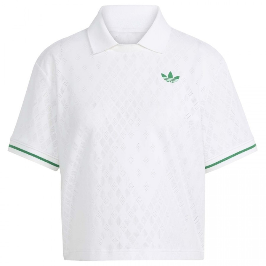 Polo Adidas Originals Pro London Blanco Mujer