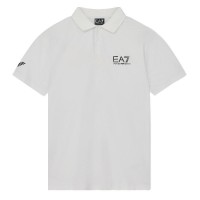 Armani EA7 Ventus 7 Camisa Polo Branco Azul Armani