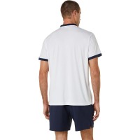 Polo Asics Court Blanco Marino PADELPOINT Polo Asics Court Blanco Marino