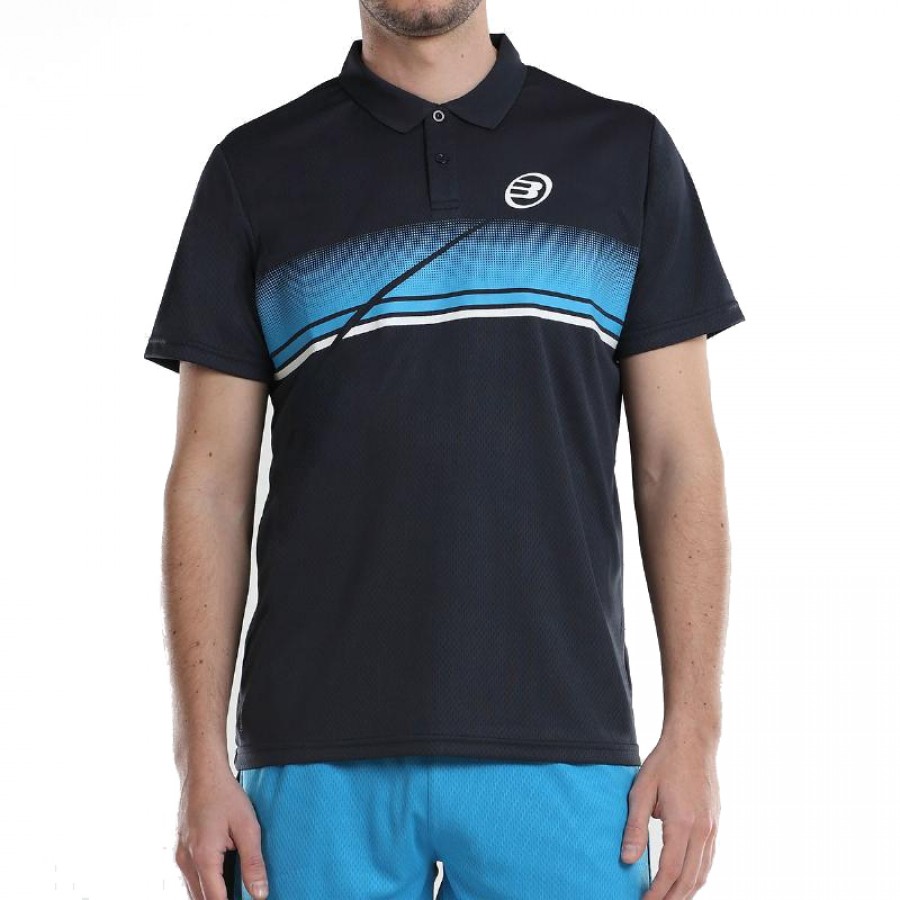 Polo Bullpadel Agape Navy Blue PADELPOINT Polo Bullpadel Agape Navy Blue