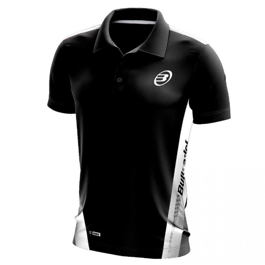 Bullpadel Bubon Black Polo Shirt