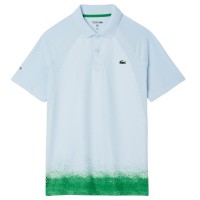 Polo Lacoste Daniil Medvedev Ultra Dry Azul Claro Verde