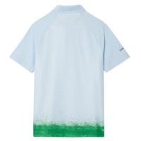 Polo Lacoste Daniil Medvedev Ultra Dry Azul Claro Verde