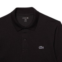 Polo Manga Larga Lacoste Regular Fit Algodon Negro