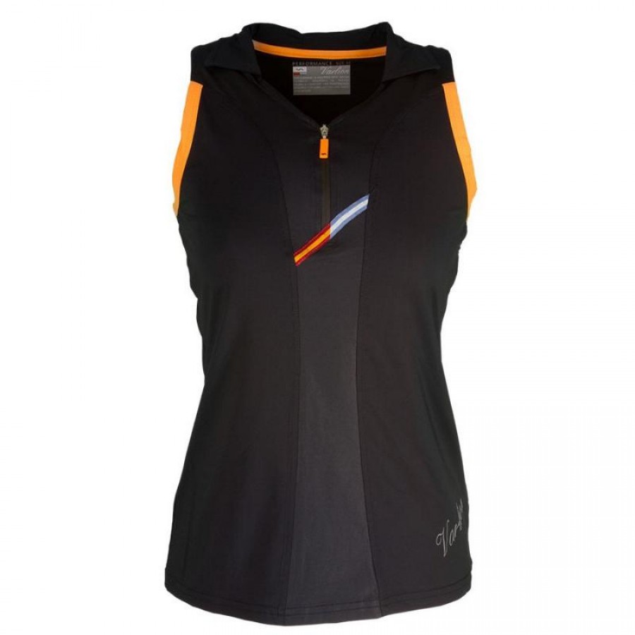 Polo Varlion M/C MD13S02 Negro Mujer