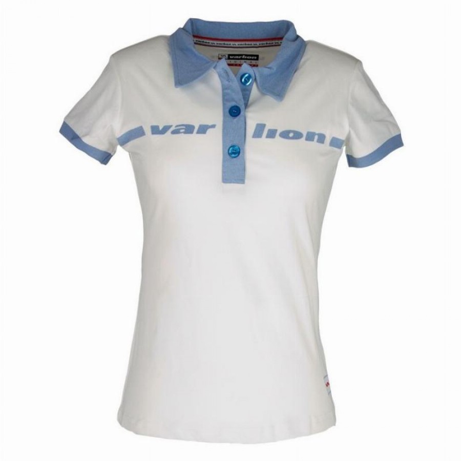 Polo Varlion M/C MD13S05 Blanco Mujer