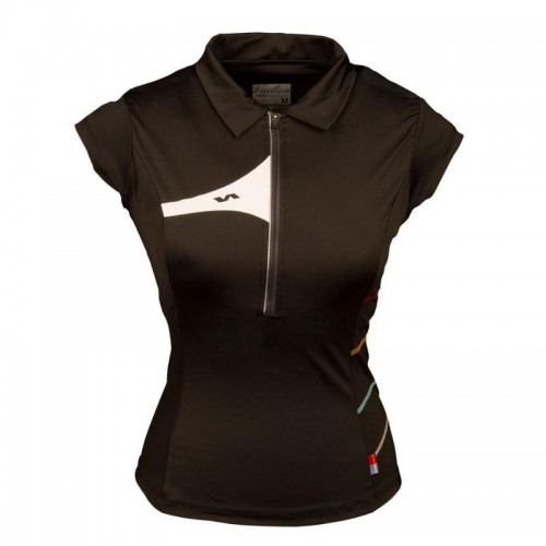 Polo Varlion M/C MD13W02 Negro Mujer
