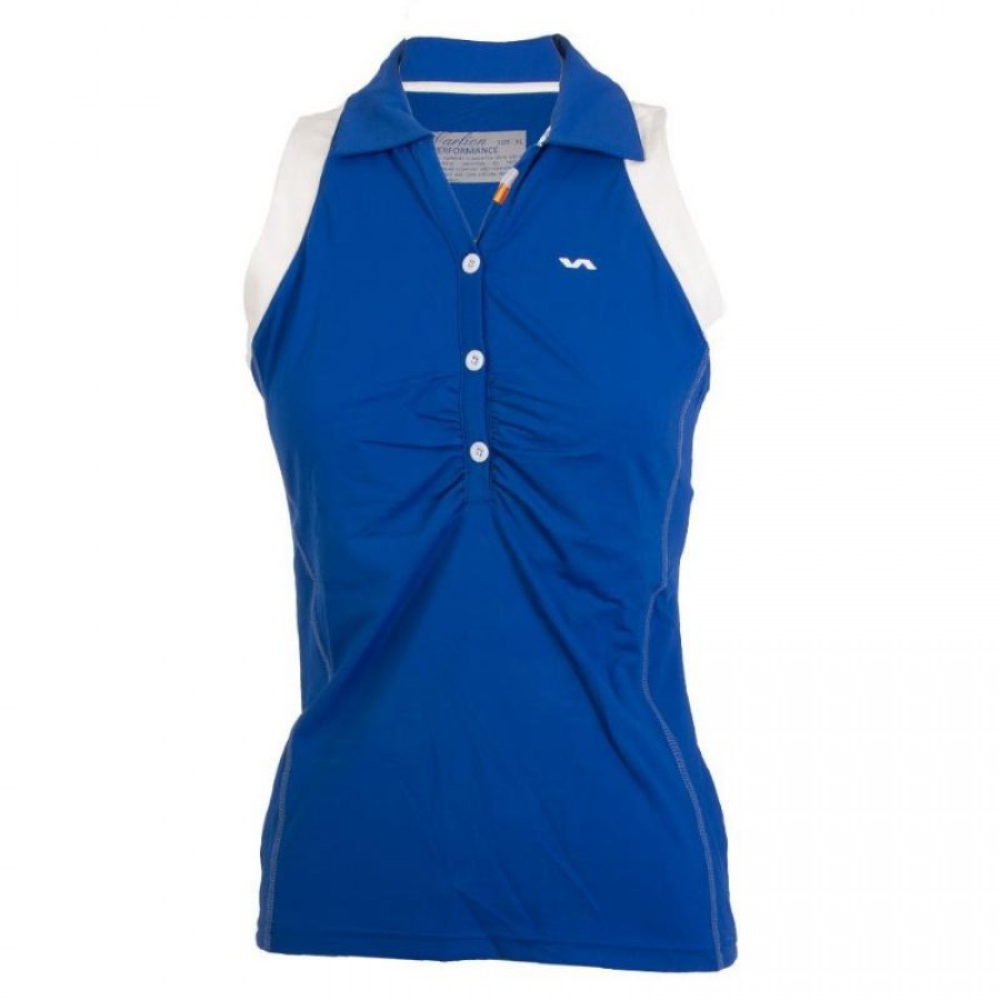 Polo Varlion MD12S02 Azul Mujer