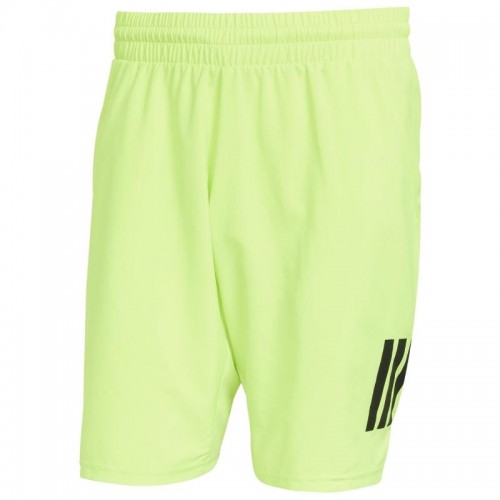 Short Adidas Club 3 Stripes Lucid Limon Negro