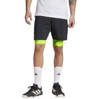 Short Adidas Club Negro Lucid Limon