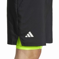 Short Adidas Club Negro Lucid Limon