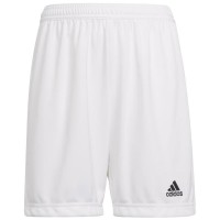 Adidas Entrada 22 White Junior Shorts