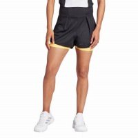 Short Adidas Match Pro Negro Amarillo Mujer
