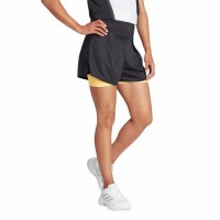 Short Adidas Match Pro Negro Amarillo Mujer