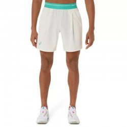 Short Asics Match 7IN Blanco Crema